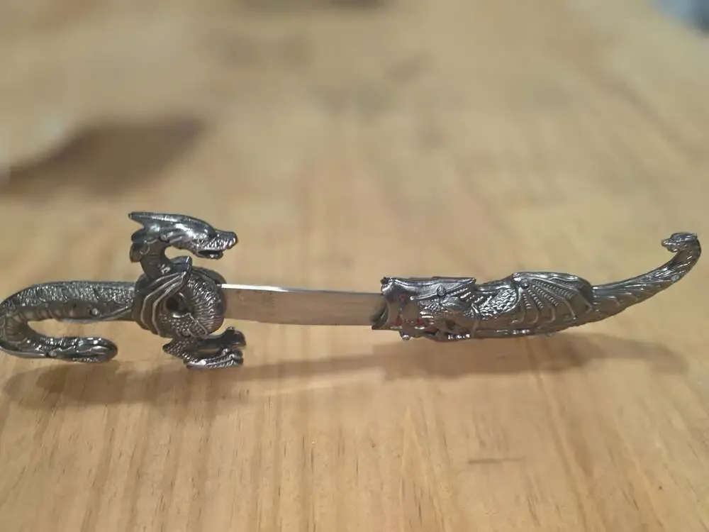 Fantasy Dragon letter opener — Decorative Collectible,